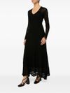 blugirl - Long black crochet dress - 4