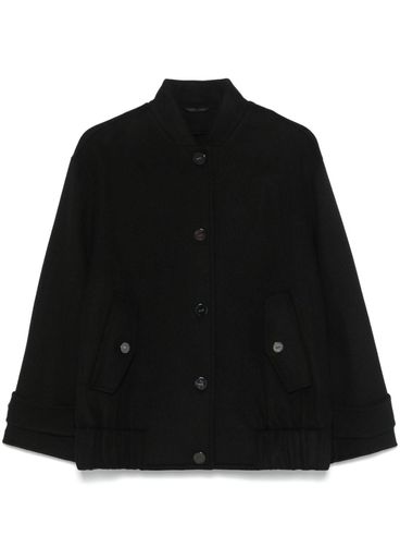 LIU JO - Black wool jacket with pockets