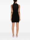 Short openwork dress with beads