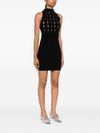 Short openwork dress with beads