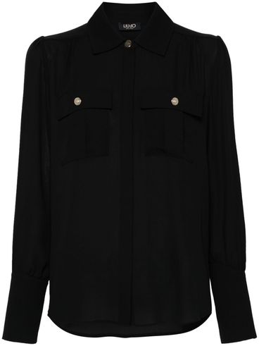 Black shirt with pockets