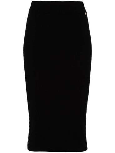 Fitted midi skirt