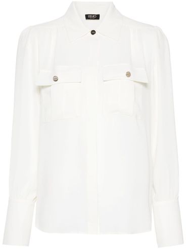 White shirt with pockets