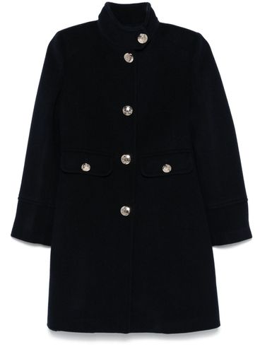 Long wool coat with pockets