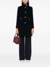 Long wool coat with pockets