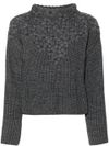 liu jo - Wool sweater with flowers