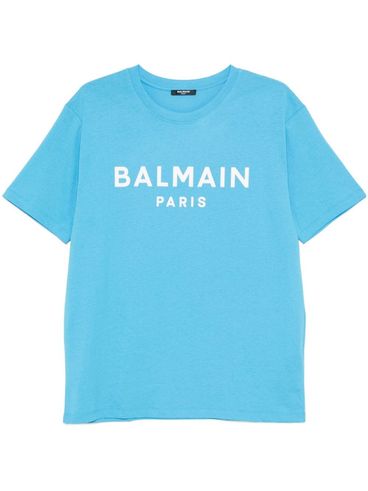 BALMAIN - Cotton T-shirt with logo print