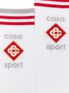 High cotton socks with logo