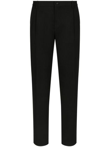 DOLCE & GABBANA - Pantaloni sartoriali slim in lana