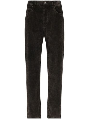 Straight-leg cotton jeans