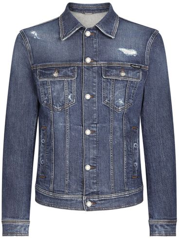 DOLCE & GABBANA - Denim jacket with pockets