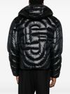 Short shiny quilted puffer jacket