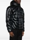 Short shiny quilted puffer jacket