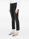 "Cropped flared cotton jeans"