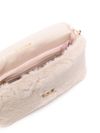 LaPuffy beige fur shoulder bag