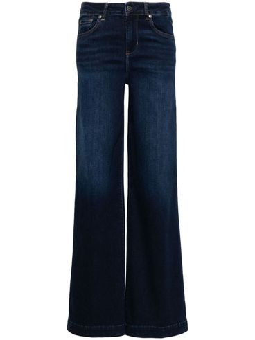 Loose-fitting cotton jeans