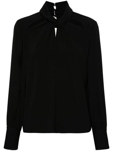 LIU JO - Black cut-out blouse