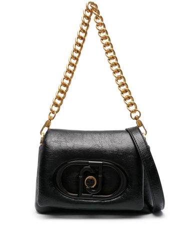 LIU JO - Small black LaPuffy shoulder bag