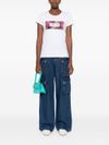 Jeans in cotone ampi con tasche