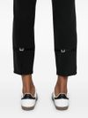 liu jo - Pantaloni sportivi neri crop elasticizzati - 3