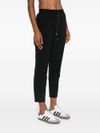 liu jo - Pantaloni sportivi neri crop elasticizzati - 4