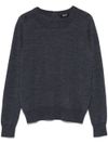 Crewneck wool sweater