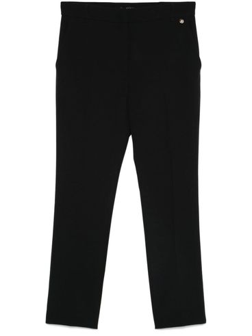 Pantaloni elasticizzati con piega stirata