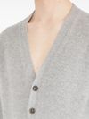 Cardigan in cashmere con tasche