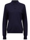 maison margiela - Long-sleeve wool polo