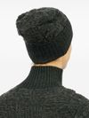 mm6 maison margiela - Virgin wool beanie with ribbed inserts - 1