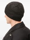 mm6 maison margiela - Virgin wool beanie with ribbed inserts - 2