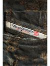 D-FINITIVE jeans in cotton with a worn effect