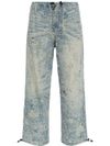 D-Martial FSF cotton jeans with elastic