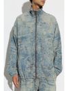 D-Krap cotton denim-effect jacket