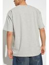 Gray cotton t-shirt with logo