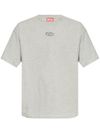 Gray cotton t-shirt with logo