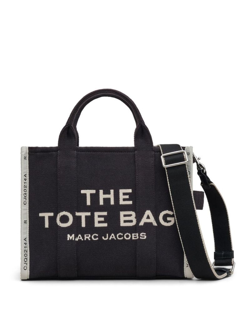 Marc Jacobs The Tote Bag Medium Cotton Tote In Black