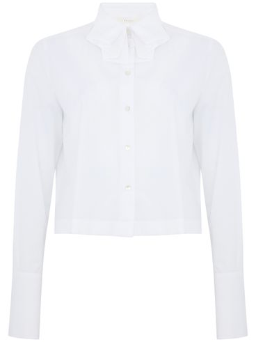 Crop cotton shirt