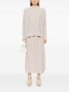 antonelli - Gonna midi in lana e cashmere - 4