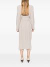 Giunone midi dress in wool and cashmere