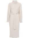 Giunone midi dress in wool and cashmere