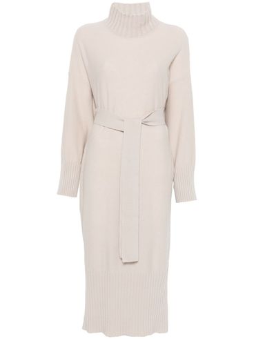 Giunone midi dress in wool and cashmere