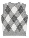 mc2 saint barth - Joey vest in diamond-patterned wool - 1