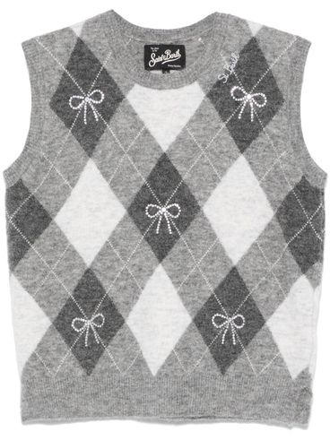 MC2 SAINT BARTH - Joey vest in diamond-patterned wool