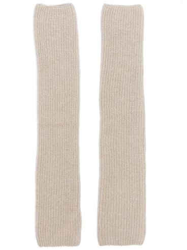 ANTONELLI - Long ribbed wool gloves