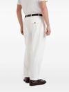 Cotton pleated trousers