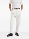 brunello cucinelli - Cotton pleated trousers - 3