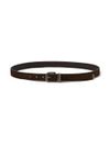 Brown suede belt