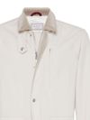 brunello cucinelli - Giacca-camicia in cotone impermeabile - 3