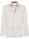 brunello cucinelli - Waterproof cotton jacket-shirt